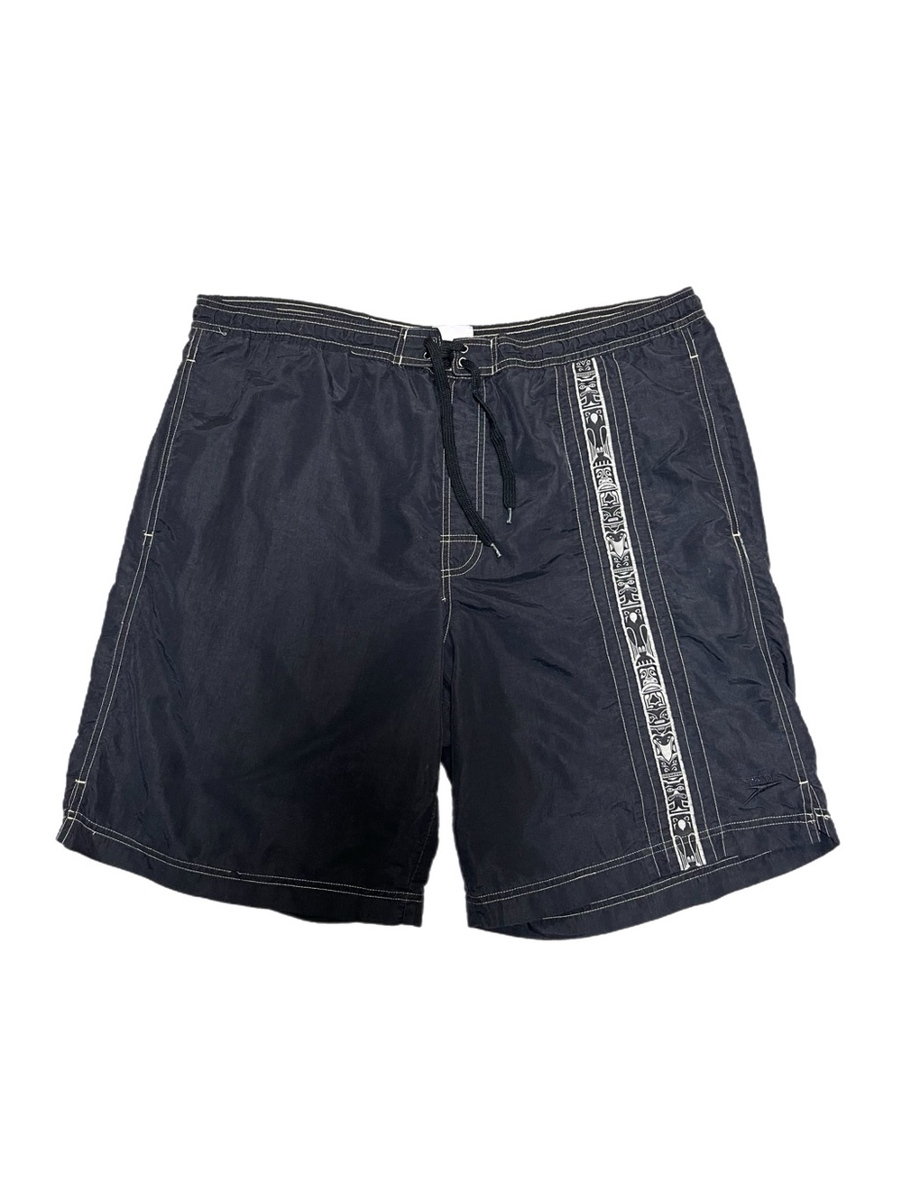 Vintage 90s Embroidered Aztec SPEEDO Board Shorts